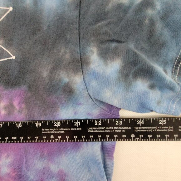 Rick & Morty  Adult Swim Ripple Jct T Shirt Men's XL Blue Tie Dye Constellation - Picture 8 of 8